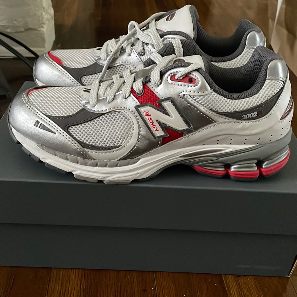 New balance x naked Copenhagen 2002R. New with box. Mens size 7 women’s 8.5